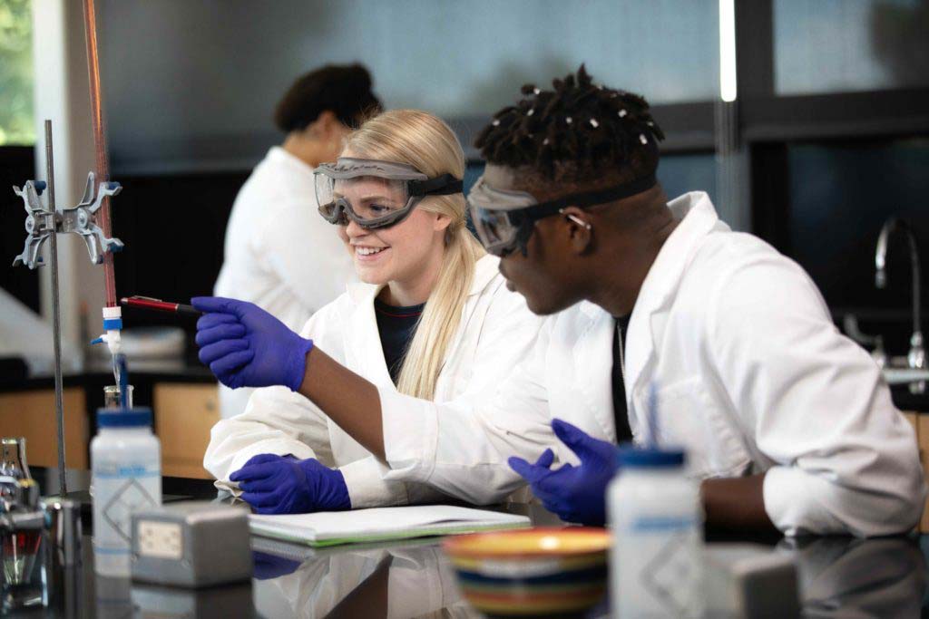Students doing things